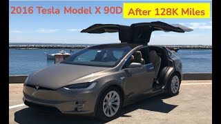 How good is our 2016 Tesla Model X after 8 years, 128,000 MILES, & FREE SUPERCHARGING FOR LIFE?