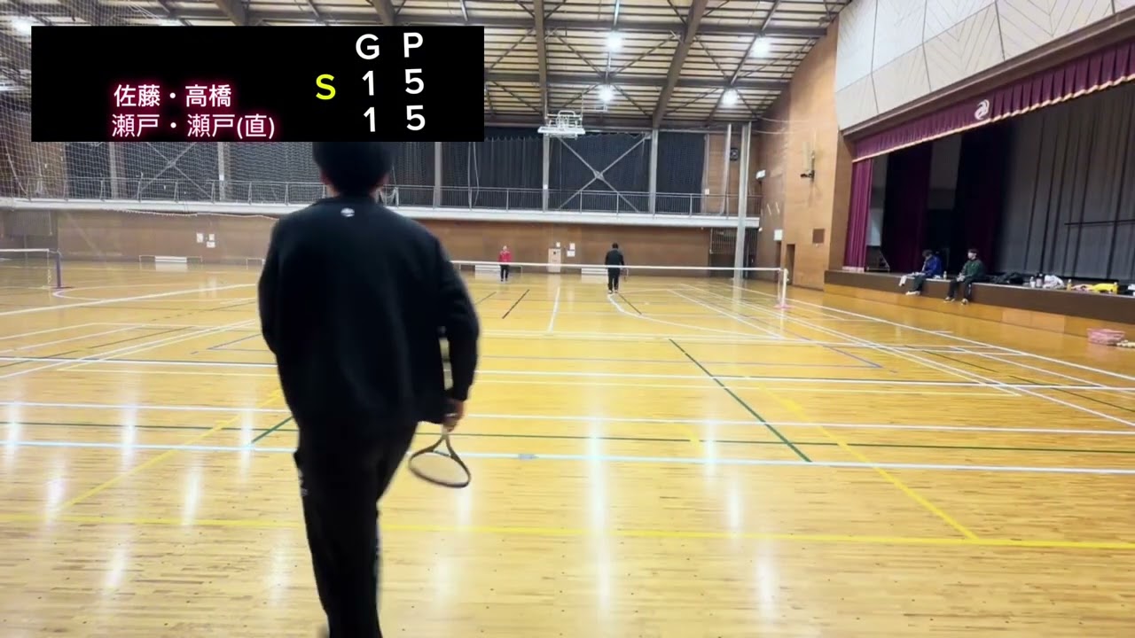 ［ソフトテニス］2025.12.27⑦佐藤高橋vs瀬戸瀬戸