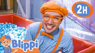 Blippi Has A Fun Day At The Children's Museum | 2 Hours Of Blippi Toys | Educational Videos For Kids