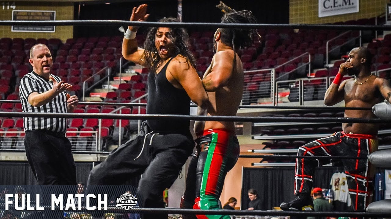 Эйден Аггро и Джей-Херу против B3 | Limitless Wrestling (Queen City Expo, Shooter Boys, командный...