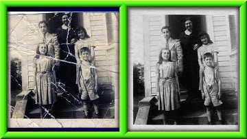 How To Fix An Old Or Damaged Photo Using Gimp Part 3 Using The Opacity Setting