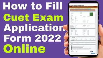 Cucet Application Form 2022: How to fill Cucet Application Form 2022 mobile | CUCET Form Kaise Bhare