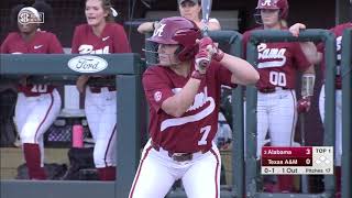 NCAA Softball 2019 : #3 Alabama vs Texas A&M   Mar 22