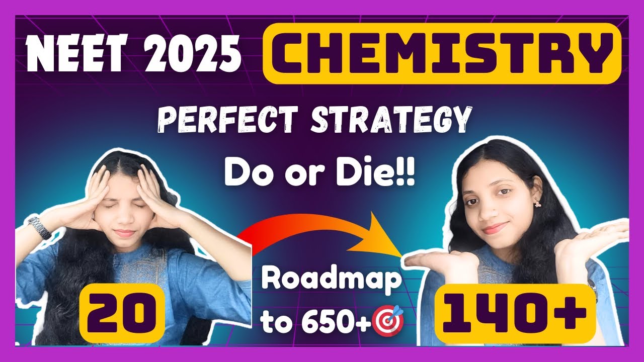 How to Score 140+ in Chemistry 🧪 🚨 | NEET 2025 Secret Roadmap 🩺 #neet # ...
