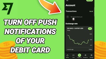 How To Turn Off Push Notifications Of Your Debit Card On Wise App