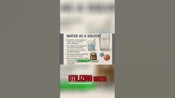 Water Chemistry: Solutes, Solvents, and Aqueous Solutions!
