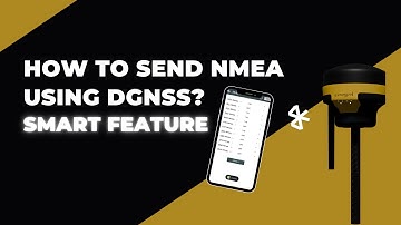 Smart Features - How to read NMEA messages in DGNSS | Send NMEA output through Surveypod DGNSS #gnss