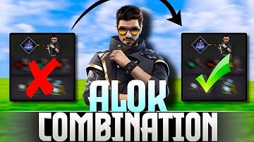 Powerful💪- ALOK COMBINATION -for BR & CS RANKED in freefire| AR ROWDY 99✓