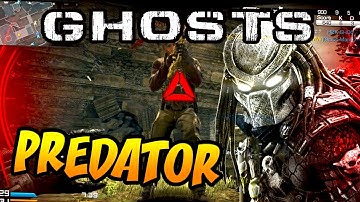 "PREDATOR" Killstreak Gameplay - Cod Ghosts RUINS DLC Map!