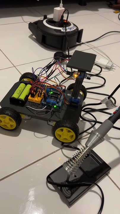 #arduinorobot human following robot #arduino #walkingrobot - YouTube