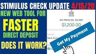 Stimulus Check Update: IRS Get My Payment (WORKS)