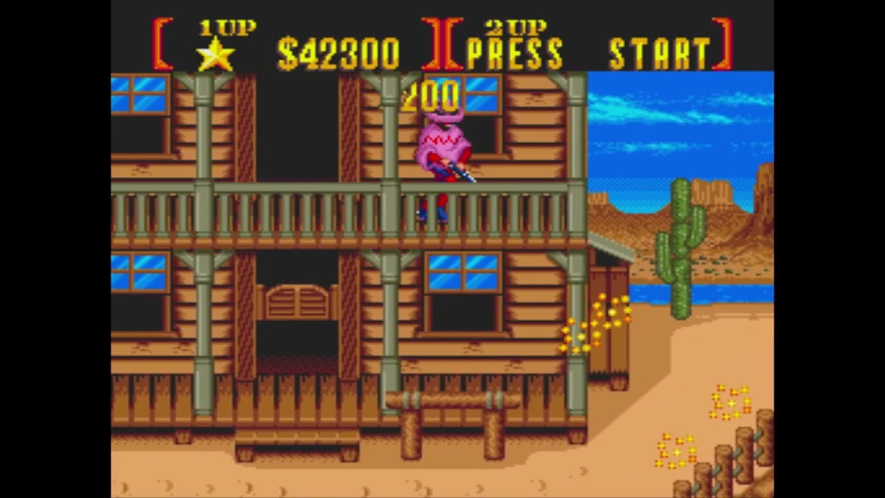 Sunset Riders Mega Drive