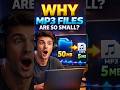 Why MP3 Files Are So Small 🤯 | The Secret of Audio Compression in 30 Seconds