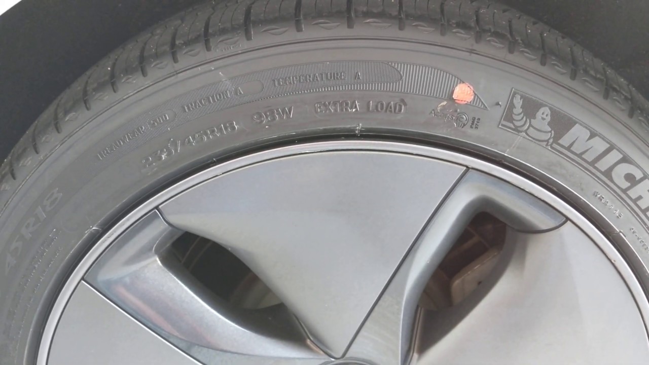 Original (acoustic) Tesla tires available at Discount Tire for Model 3
