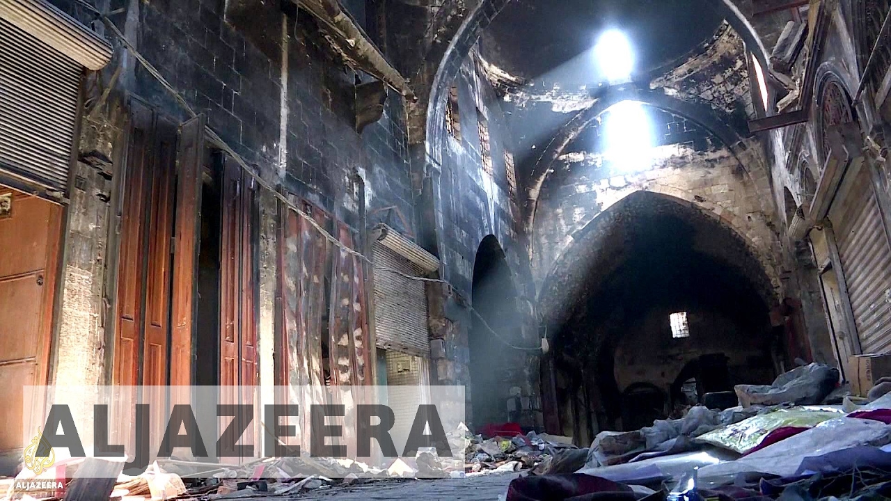 افتتاح متجر في شرق حلب