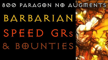 Barbarian - Speed GRs and Bounties Builds - Diablo 3 RoS - Gaming with Baromir