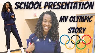 VLOG: Sharing My Journey To The Olympics With My Daughter's School. FULL presentation