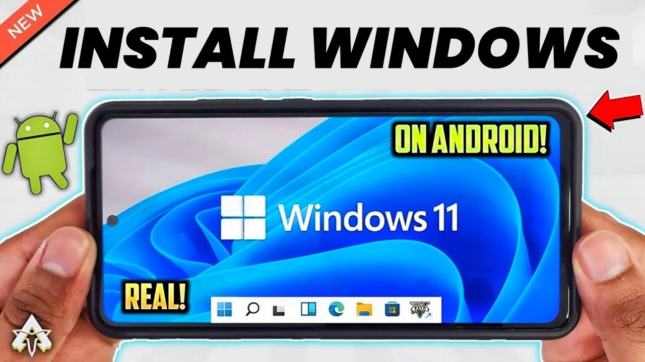 How to Install & Run Windows on Any Android Phone | How To Install ...