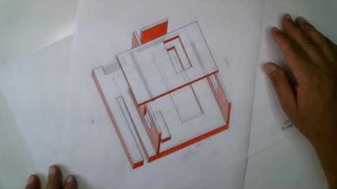 Architecture 121 - Exercise 14  - Axonometric - part 3