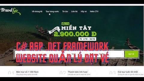 Chia sẻ Source Code miễn phí - C# ASP.NET - Website Quản lý đặt vé - Đồ án tốt nghiệp