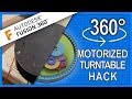 DIY Motorized Turntable from an old TV stand - Practical 3D Printing with Fusion 360