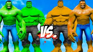 GREEN HULK VS ORANGE HULK – WHO WINS?
