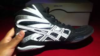Asics split second 8 black/silver for wrestling