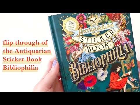 The Antiquarian Sticker Book: Bibliophilia [Book]