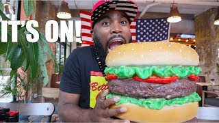 3lb Burger Challenge | Ty Greenlee | Butler Brothers | Dallas by Life of Dre 85 views 5 years ago 11 minutes, 4 seconds