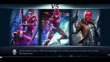 INJUSTICE 2 MOBILE - MULTIVERSE FLASH (MVTF) - INFINITE COMBOS