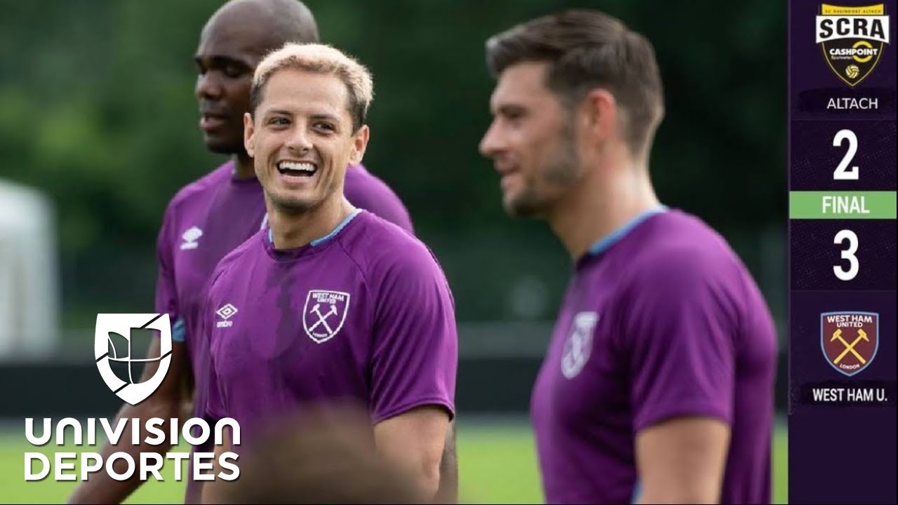 ¡Chicharito volvió! El mexicano participó en el triunfo del West Ham en pretemporada manchester united transfer news