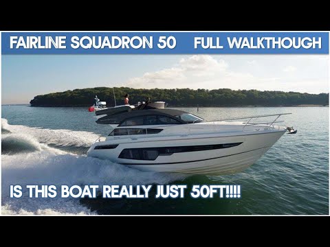 ⁣Fairline Squadron 50 | Full Walkthrough | The Marine Channel