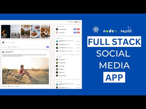 React Node.js MySQL Social Media App Tutorial | Full Stack Social Network App