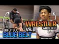 White belt wrestler takes on the blue belt division  vndl jiu jitsu