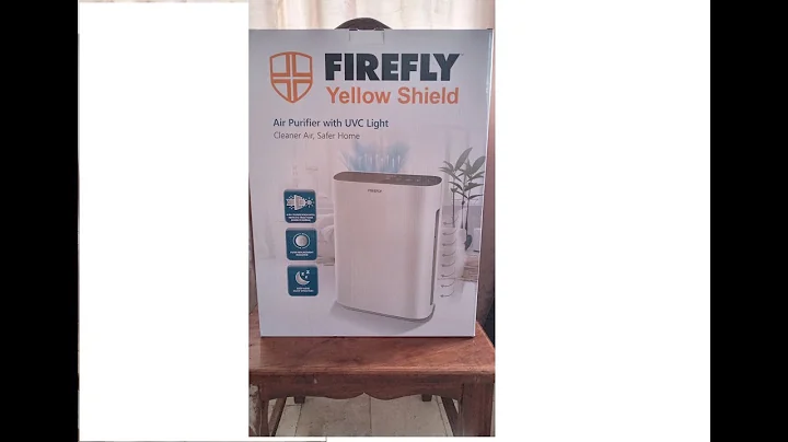 Firefly Yellow Shield Air Purifier with UVC light First Impressions