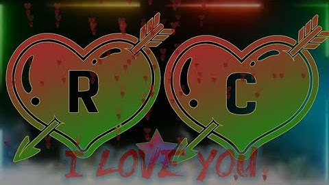 r love c status video 💯 r love c best couples ❤ new trending name art 💃 best whatsapp status video