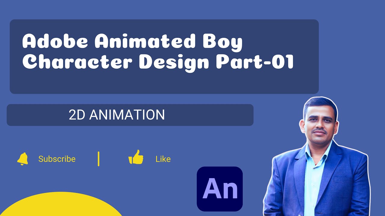 Adobe Animate CC 2022| Flash tutorial | Charater Design | 2D Animation ...