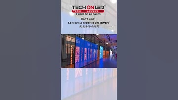 Customizable LED Display Board #techonled #trending #advertising #videowalls #digitaldisplay #led