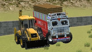 Truck v/s Jcb game |Jcb wala game |Truck jcb game|Truck simulator game |#game #gameplay #truck #jcb