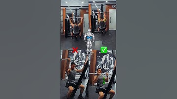💪STOP ❌ DOING REVERSE LAT PULLDOWN LIKE THIS❗#shorts #gym #viral #tiktok