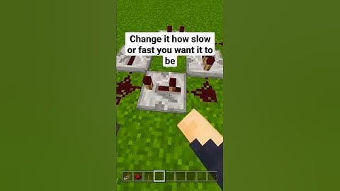 How To Make A Simple Redstone Repeater Clock In Minecraft