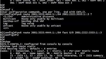 115 IPV6 15  Static Routes Fully Specified