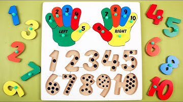 Learn 1 to 10 Counting Numbers with Play Doh + More Kids Learning Videos