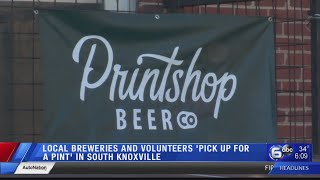 Local breweries and volunteers 'pick up for a pint' in South Knoxville