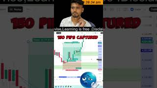 Gold live trade captured 150 pips #xauusd #forex #howtotradeforex #stockmarket #nifty #learnforex