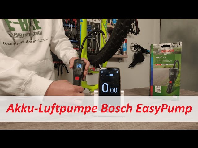 Abgefahren! Bosch EasyPump: Akkubetriebene Luftpumpe im Mini-Format