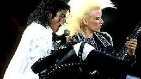 Jennifer Batten Solo Beat It Michael Jackson "before and after"