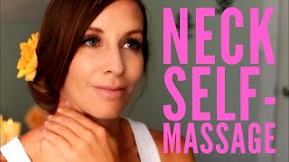 RELIEVE Your Kinked Neck and Headache with this Neck Self  Massage for Neck Pain at Home!