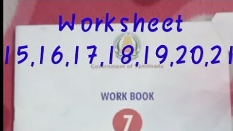 Bridge course 7th english worksheet 15, 16, 17, 18, 19, 20, 21 answers