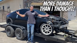 Why I Bought ANOTHER Salvage 350z?! First look and Repairs